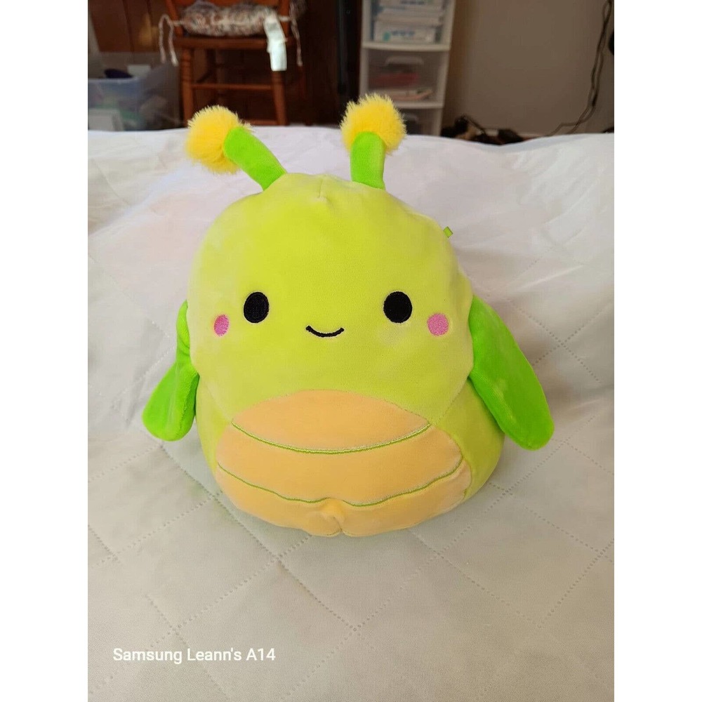 Squishmallow Sassy‎ Squad Pilar the Grasshopper 10" Kellytoy Plush Green T-96